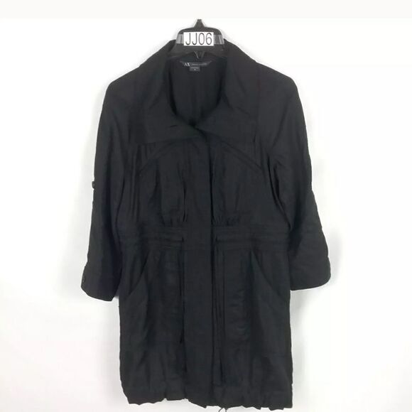A/X ARMANI EXCHANGE SIZE M BLACK PARKA JACKET

ARM - Picture 1 of 8